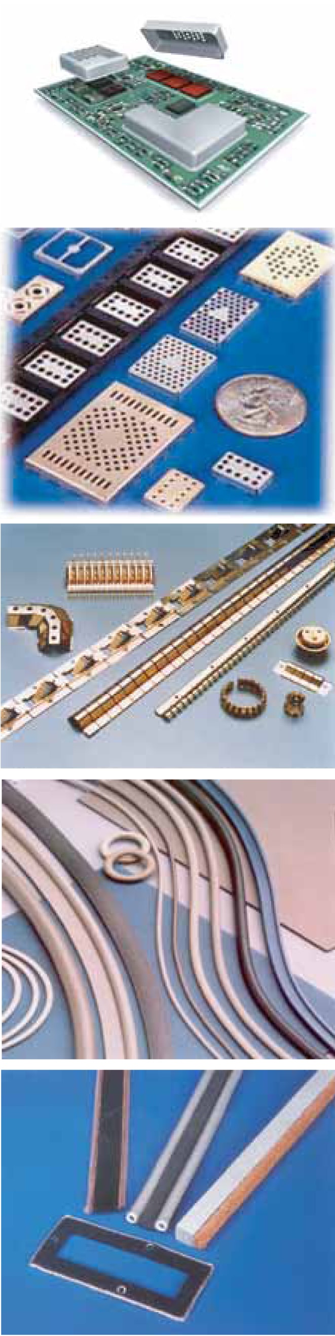 Figure 1. Typical shielding products.