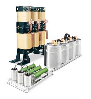 The ECOsine passive harmonic filters are now available as open frame modules with extended power rating up to 400 kW/50 Hz and 500 HP/60 Hz. (Image: The Schaffner Group)