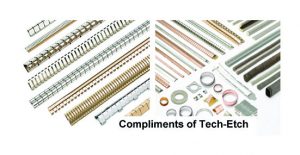 Figure 10. Many different electrical gaskets available for selection of the correct type for any particular application. Right central wire mesh type for window sills.