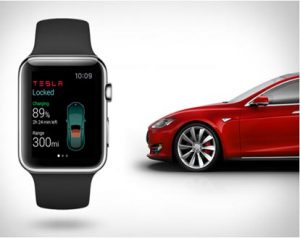 Apple Watch Controls Tesla