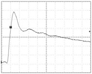 Figure 3. Waveform of a real single burst pulse.